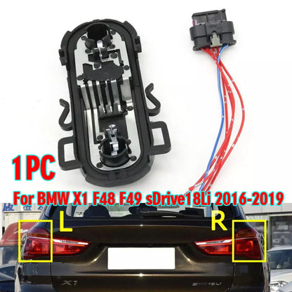 Rear Tail Light Socket Holder + Plug for BMW X1 (2016–2019)