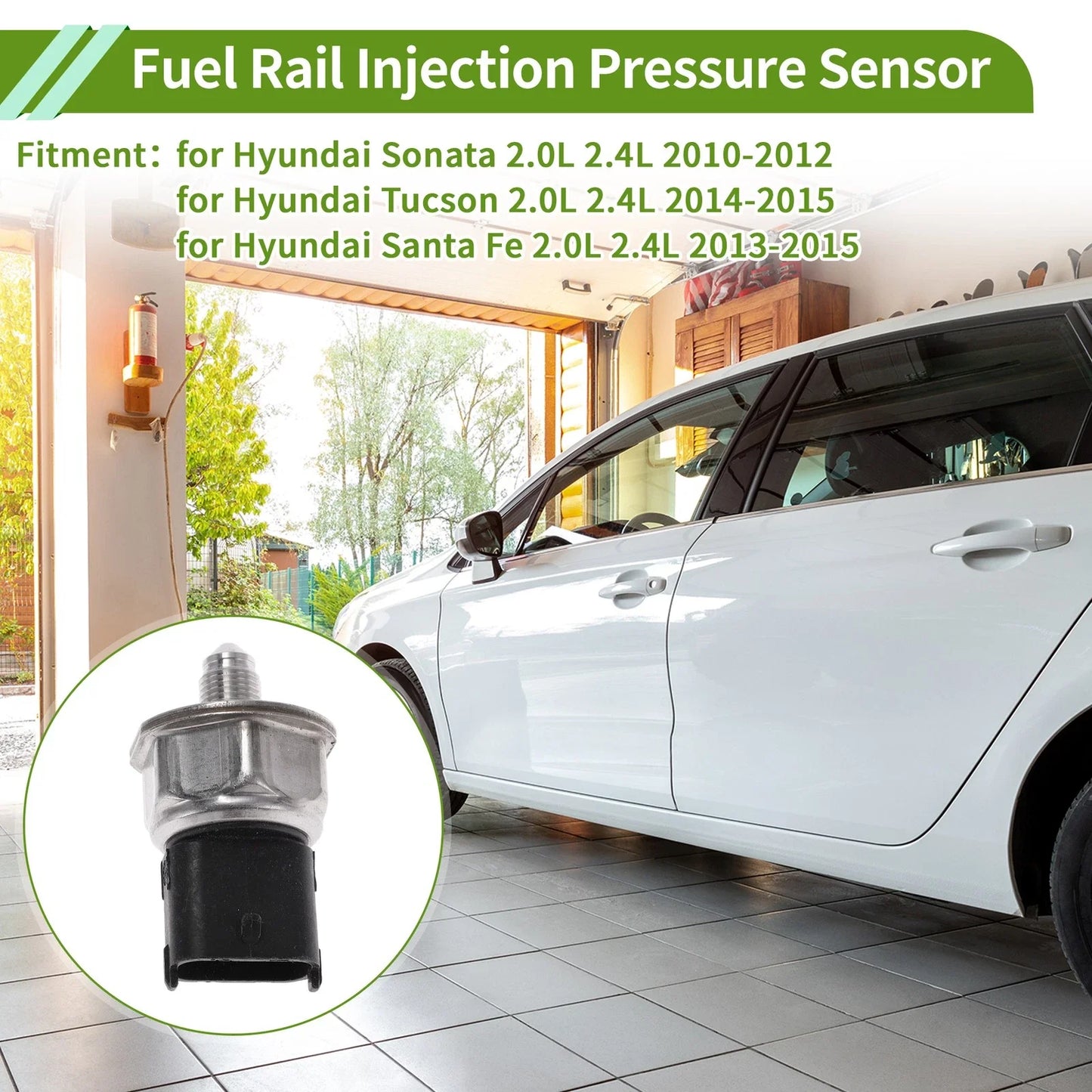 Fuel Injection Pressure Sensor for Hyundai Sonata 2.0L 2.4L (2011-2014)