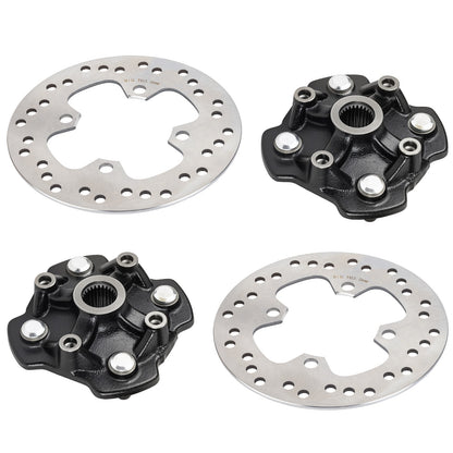 Set of 2 Wheel Hubs & Brake Discs for Honda Foreman Rubicon 500 (2015–2019)