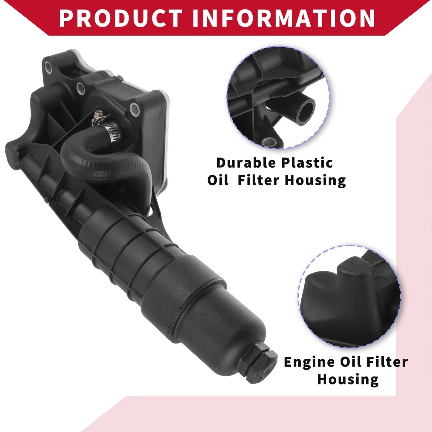 Engine Oil Filter Base Housing for Mercedes-Benz C250 (2012-2015)