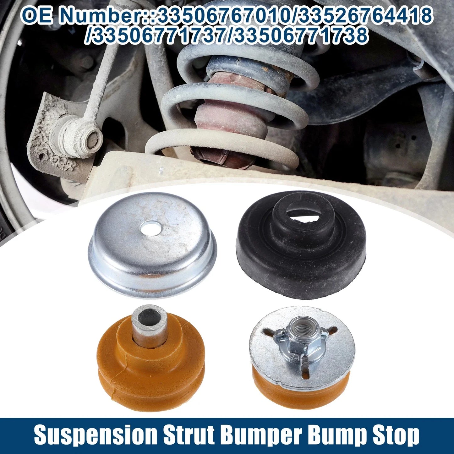 1 Set Suspension Strut Bumper Bump Stop for BMW 330xi (2006)