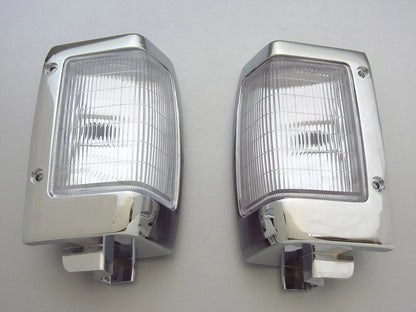Chrome Front Corner Light Signal Indicator for Nissan Navara D21 (1992-1997)