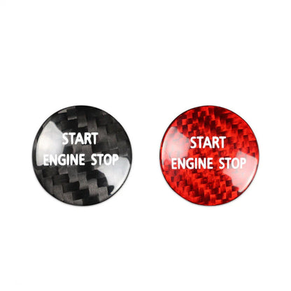 Carbon Fiber Engine Start Stop Button Cover for Land Rover Discovery (2010-2016)