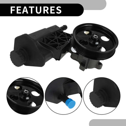 Power Steering Pump with Reservoir 52113454AK for Dodge Ram 1500 (2002–2007)
