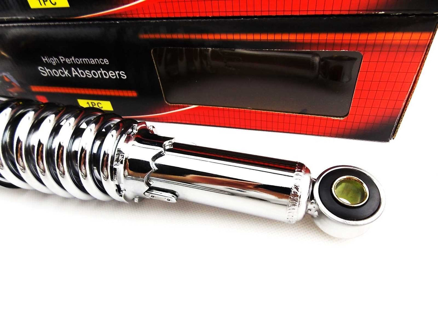 Chrome Rear Shock Absorbers for Honda CB350/S (1970–1973)