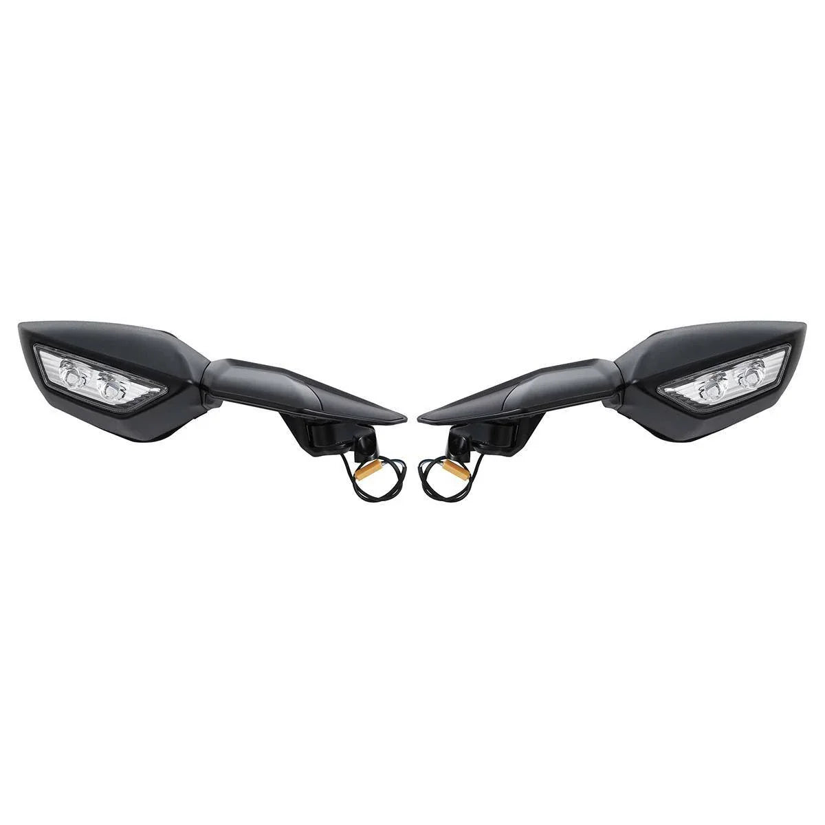 Rear View Mirrors W/ LED Turn Signals for Kawasaki Ninja H2 (2015 - 2024)