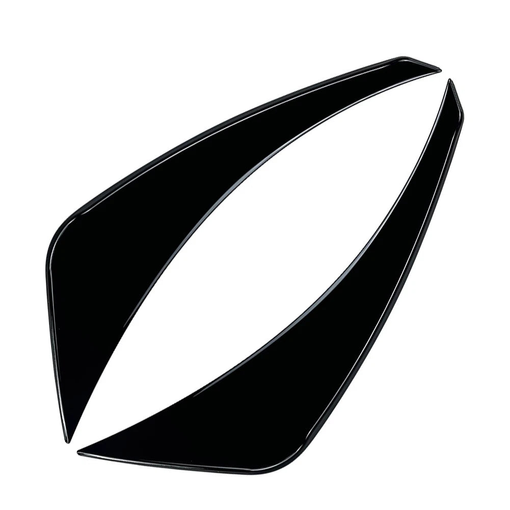 Set of 2 AC Climate Control Knob Ring Covers for Mazda 3 (2014–2018) CX-5 (2016–2019) Black