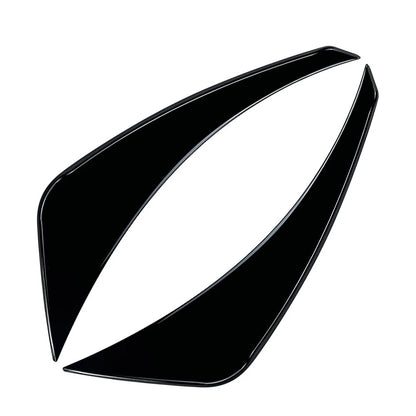 Set of 2 AC Climate Control Knob Ring Covers for Mazda 3 (2014–2018) CX-5 (2016–2019) Black