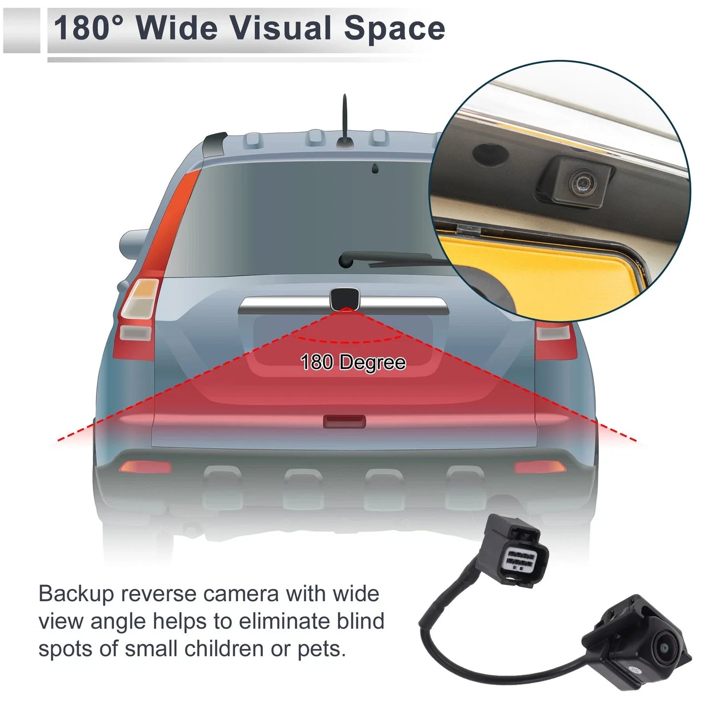 Rear View Camera 120-180° for Honda Civic Sedan (2019)