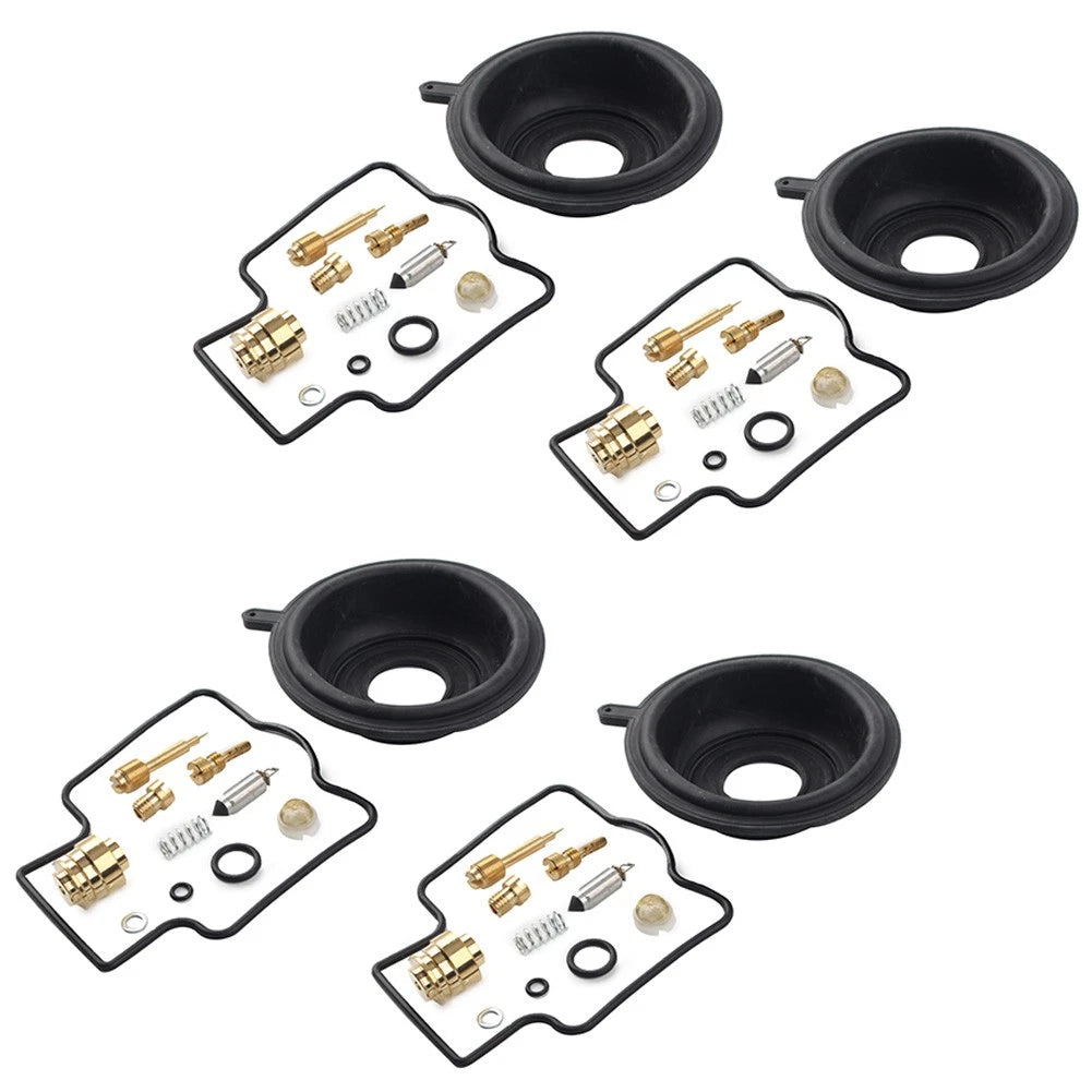Set of 4 Carburetor Repair Kits for Kawasaki ZZR600D (1990–1992)