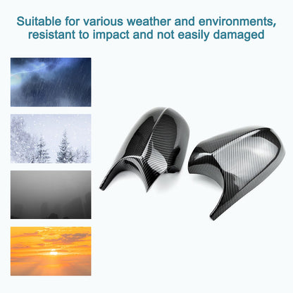 Carbon Fiber M3 Style Mirror Cover Caps for BMW E90 E92 E93 (2007–2013)