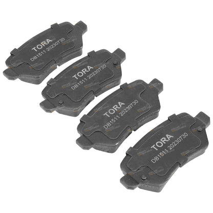 Set of 4 Rear Disc Brake Pads for Holden Zafira TT (2001–2005)