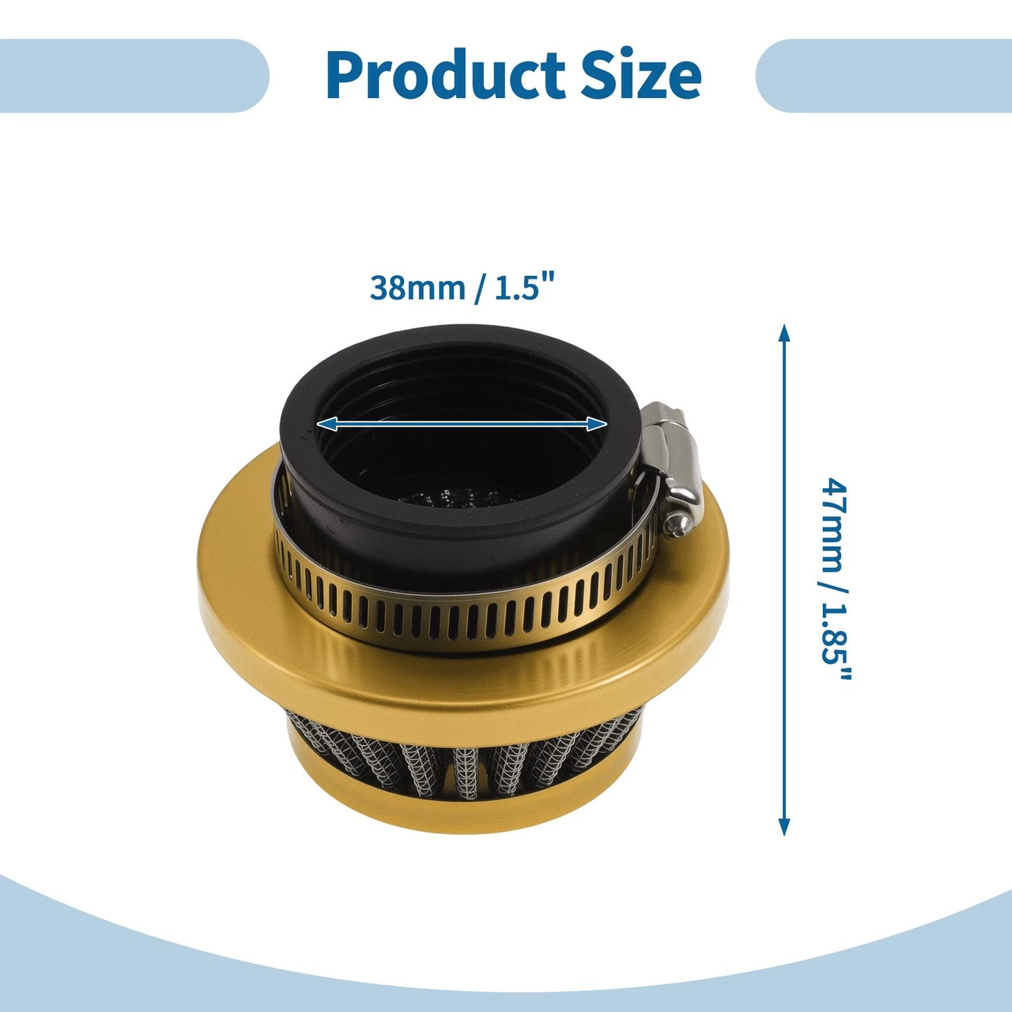 Air Filter for Motorcycle (38mm)