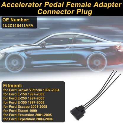 3 Pin Connector Plug for Ford Crown Victoria (1997–2004) No. 1U2Z14S411AFA