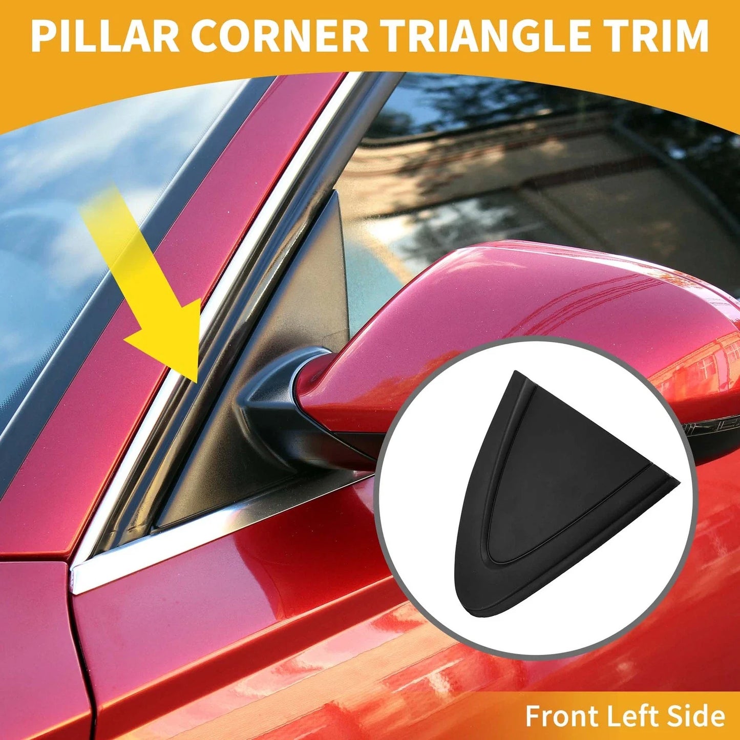 Front Left Side Pillar Triangle Trim for Chevrolet Cruze (2016-2019)