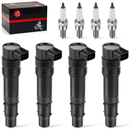 Set of 4 Iridium Spark Plugs for Kawasaki Ninja ZX-14/R, ZX-10R