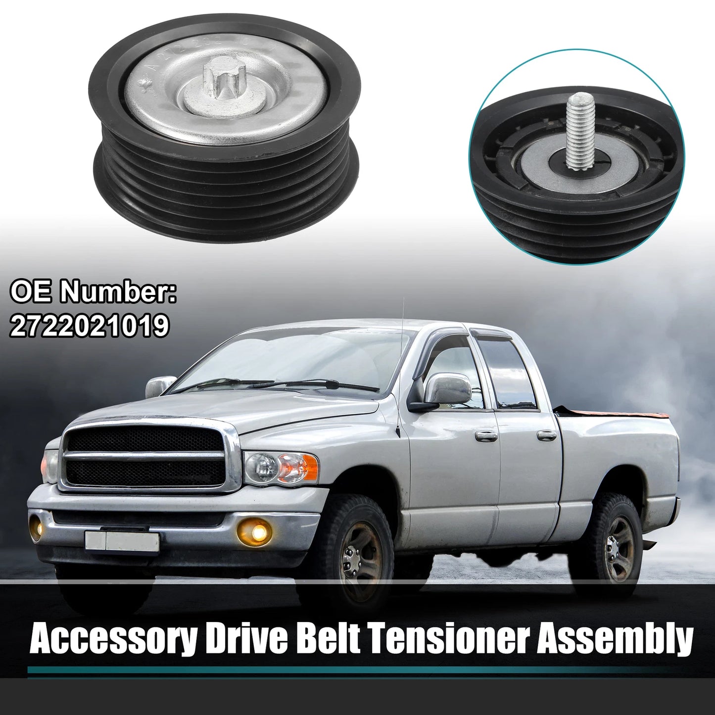 Set of 2 Drive Belt Tensioners Assembly No.2722021019 for Mercedes-Benz GL450 (2012)
