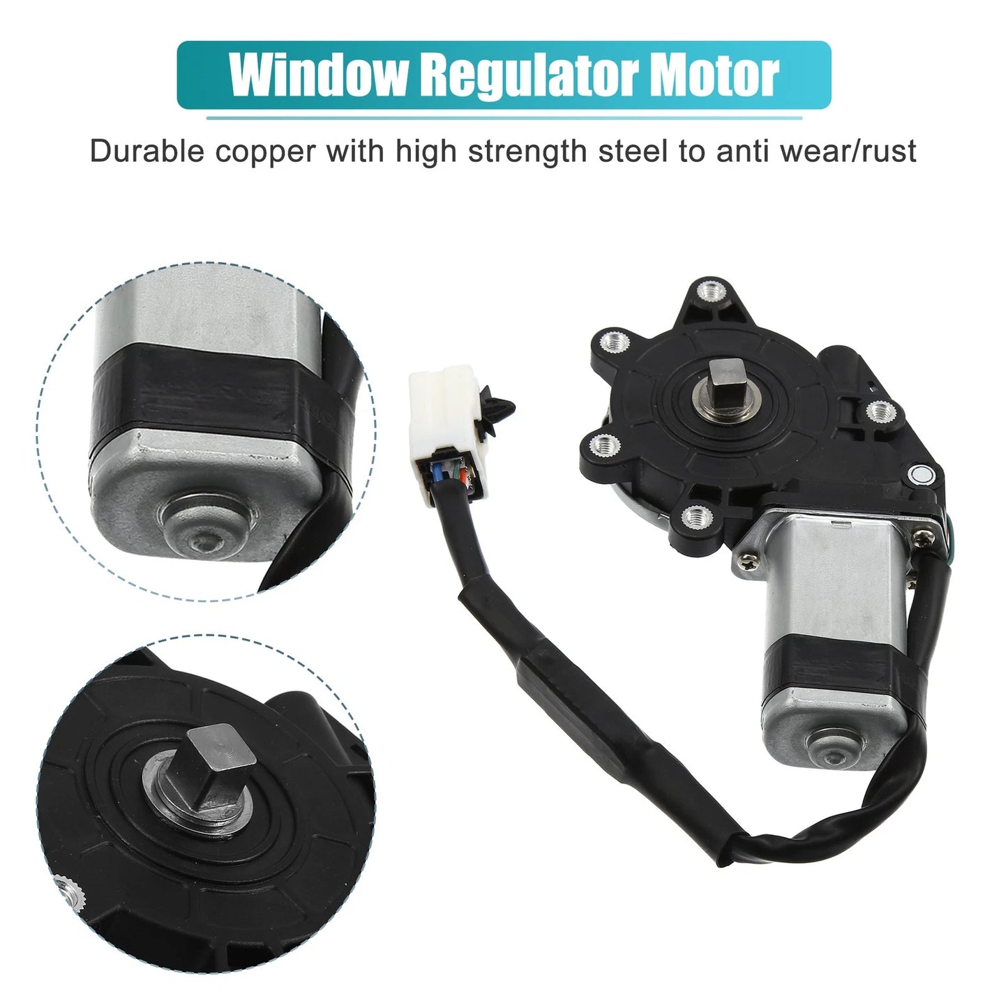 Front Left Power Window Lift Motor for Infiniti G35, Nissan 350Z (2003–2008) 80731-CD00A