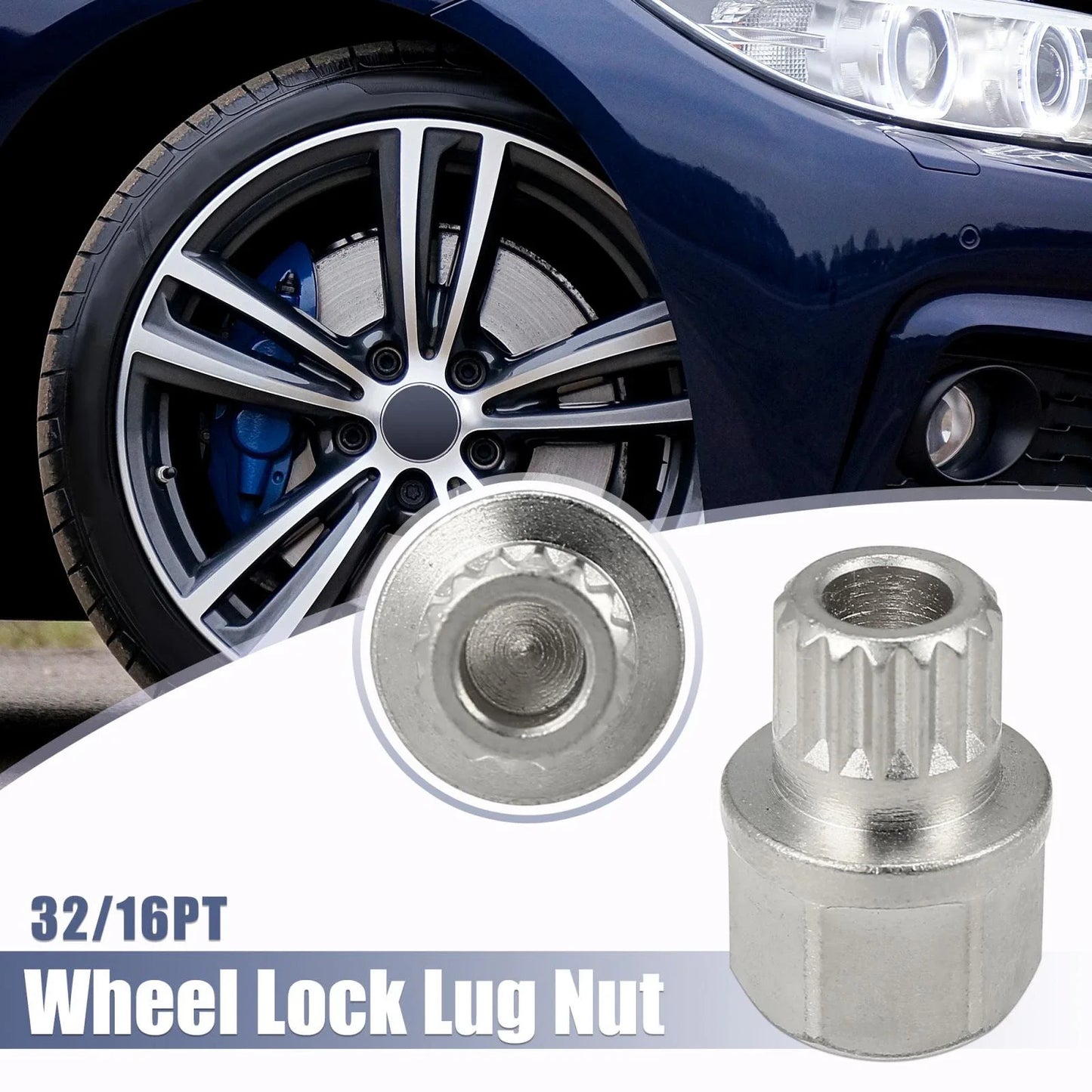 Hollow Anti Theft Wheel Lock Lug Nut Removal Key for BMW
