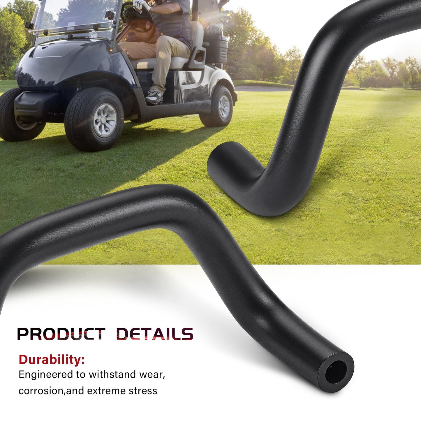 2X Air Intake Hose for EZGO TXT Medalist (1996–2023)