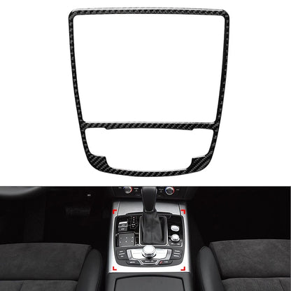 Carbon Fiber Dashboard Instrument Frame Cover Trim for Audi Q5 SQ5 (2018–2022)