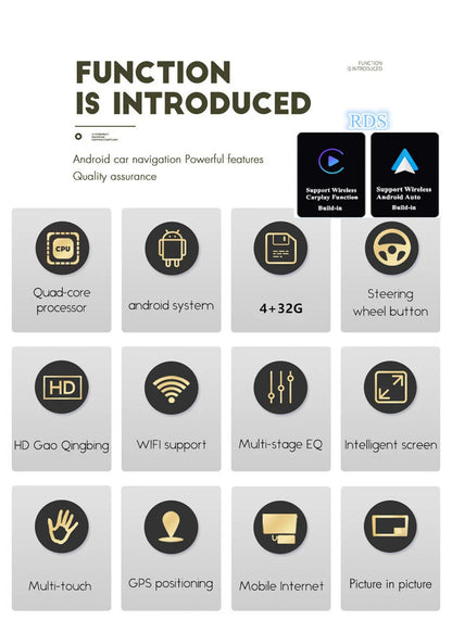 9'' Build-In Wireless Carplay Android Navi for Holden Camaro (2008-2015)