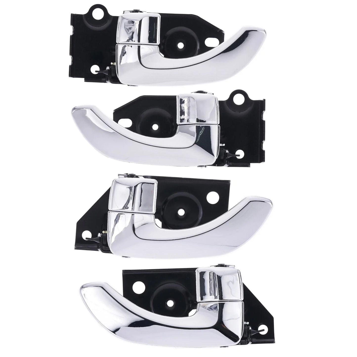 Door Handle Inner 4x Chrome for Hyundai Santa Fe (2000–2005)