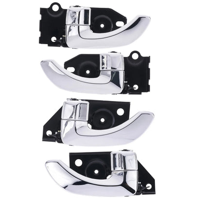 Door Handle Inner 4x Chrome for Hyundai Santa Fe (2000–2005)