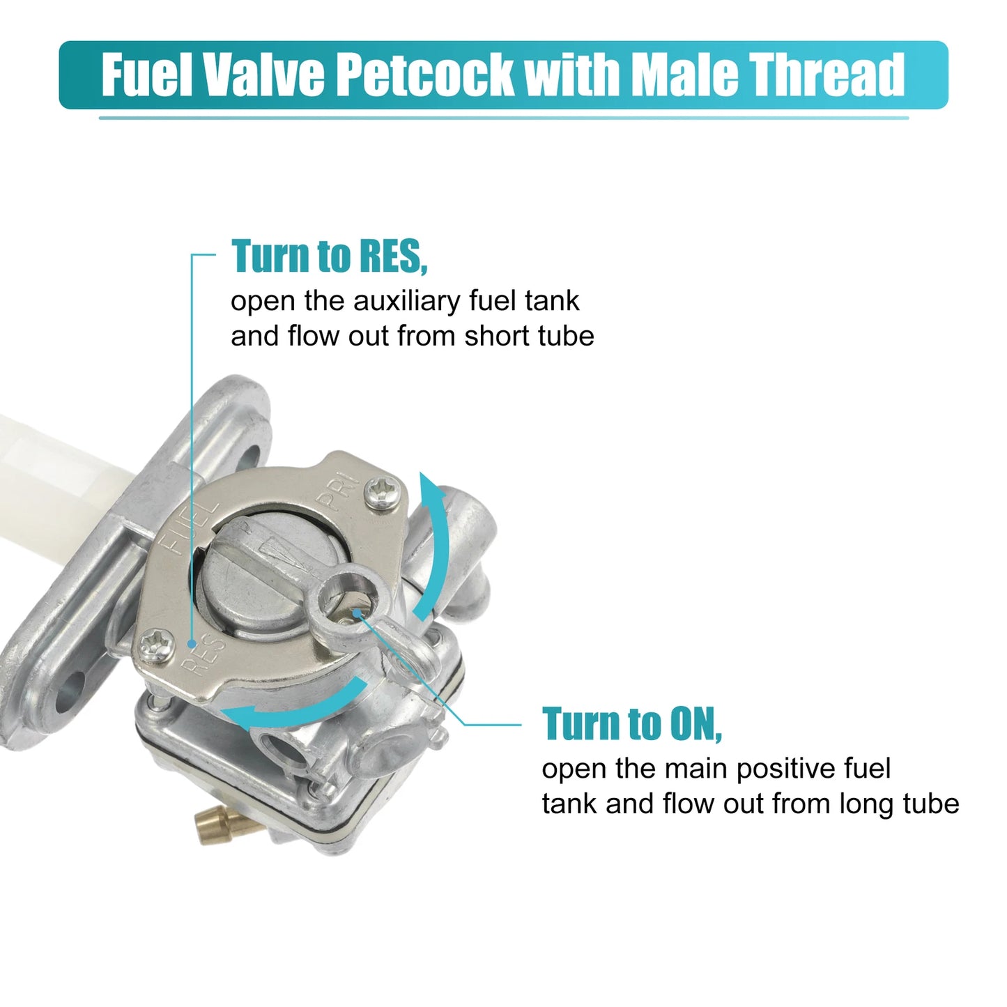 Fuel Valve Petcock for Suzuki GS750 (1977–1979)