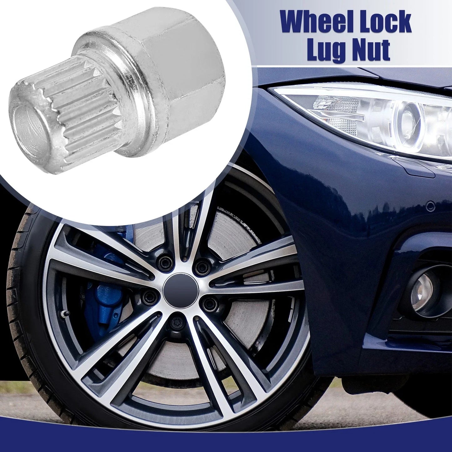 Anti Theft Wheel Lock Lug Nut Screw Removal Key for BMW