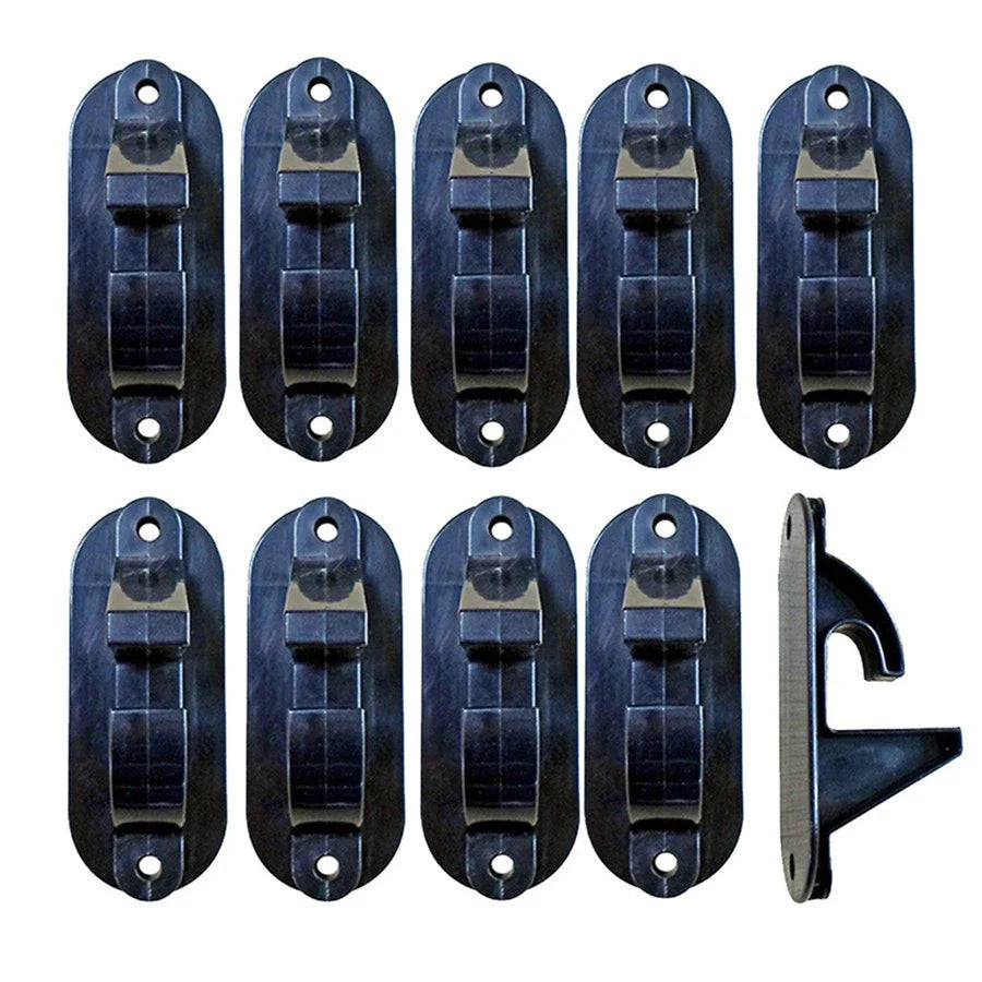 10x Tire Wheel Rim Hub Display Rack Wall Mounted Hook AU