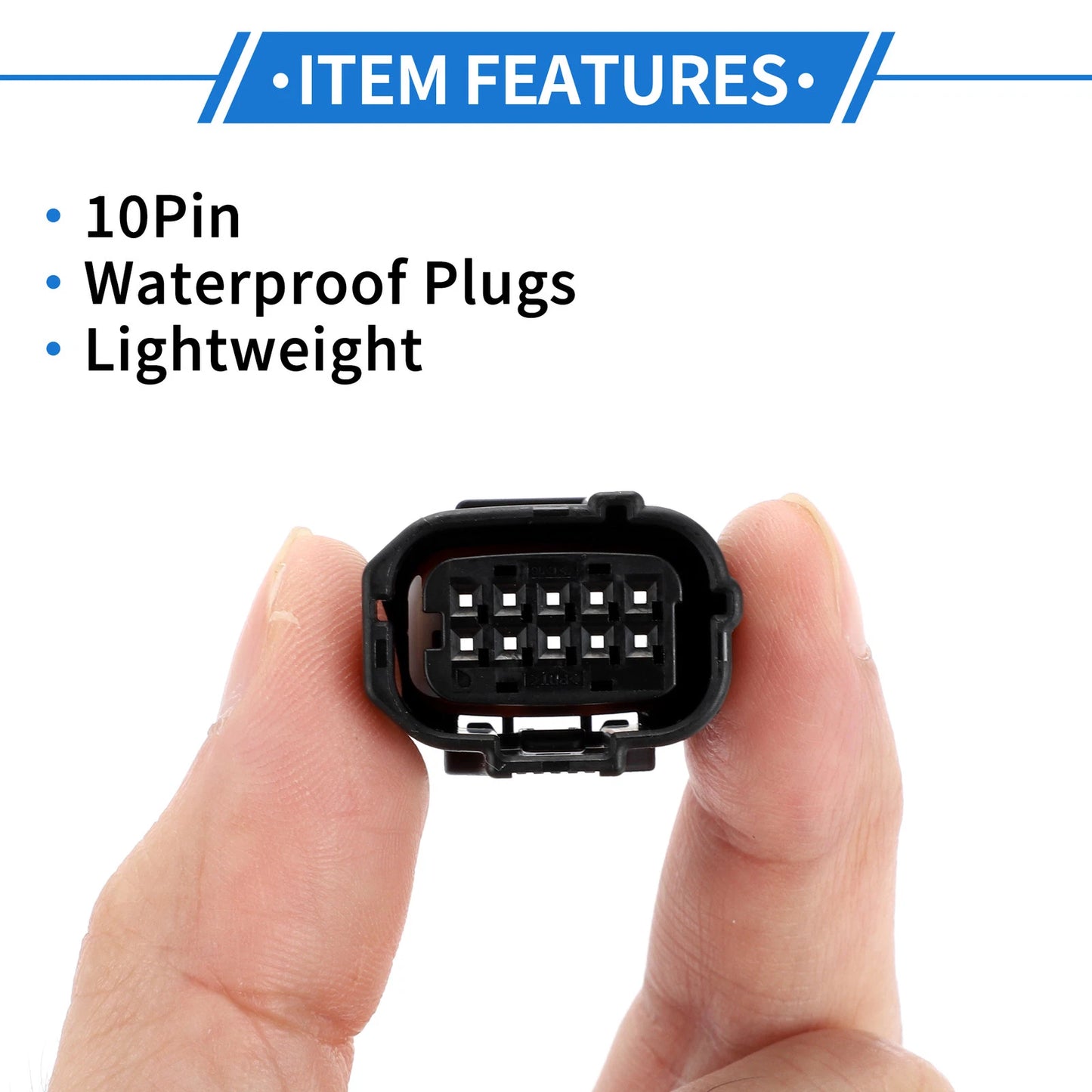 Set of 1 Parking Assist Sensor Connector Plug for Toyota Lexus