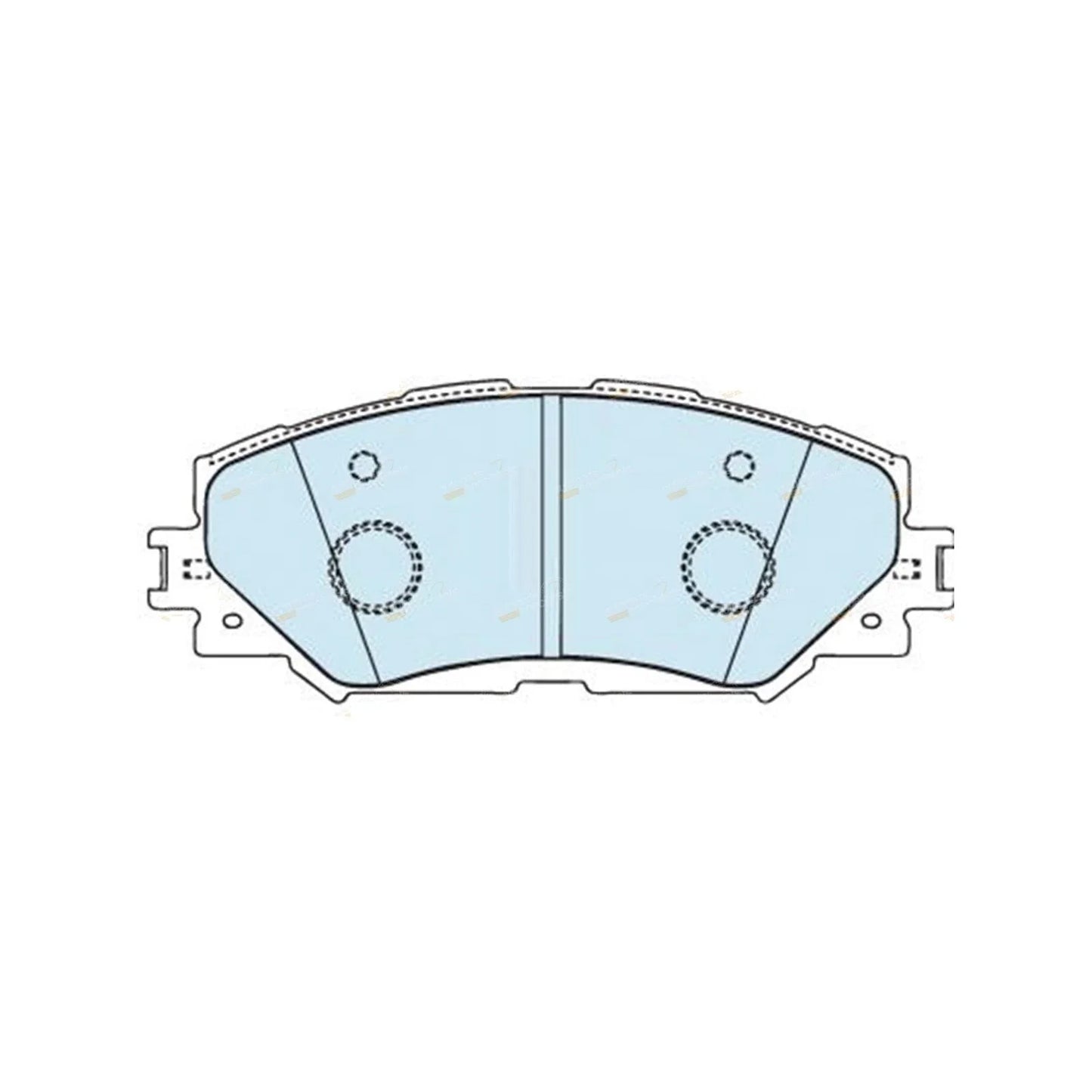 Front Disc Brake Pad Set for Toyota RAV4 (2005–2013)