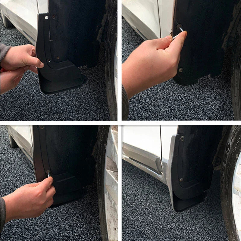 4 x Mud Flaps Splash Guards for Mitsubishi Outlander Sport/ASX (2010–2016)
