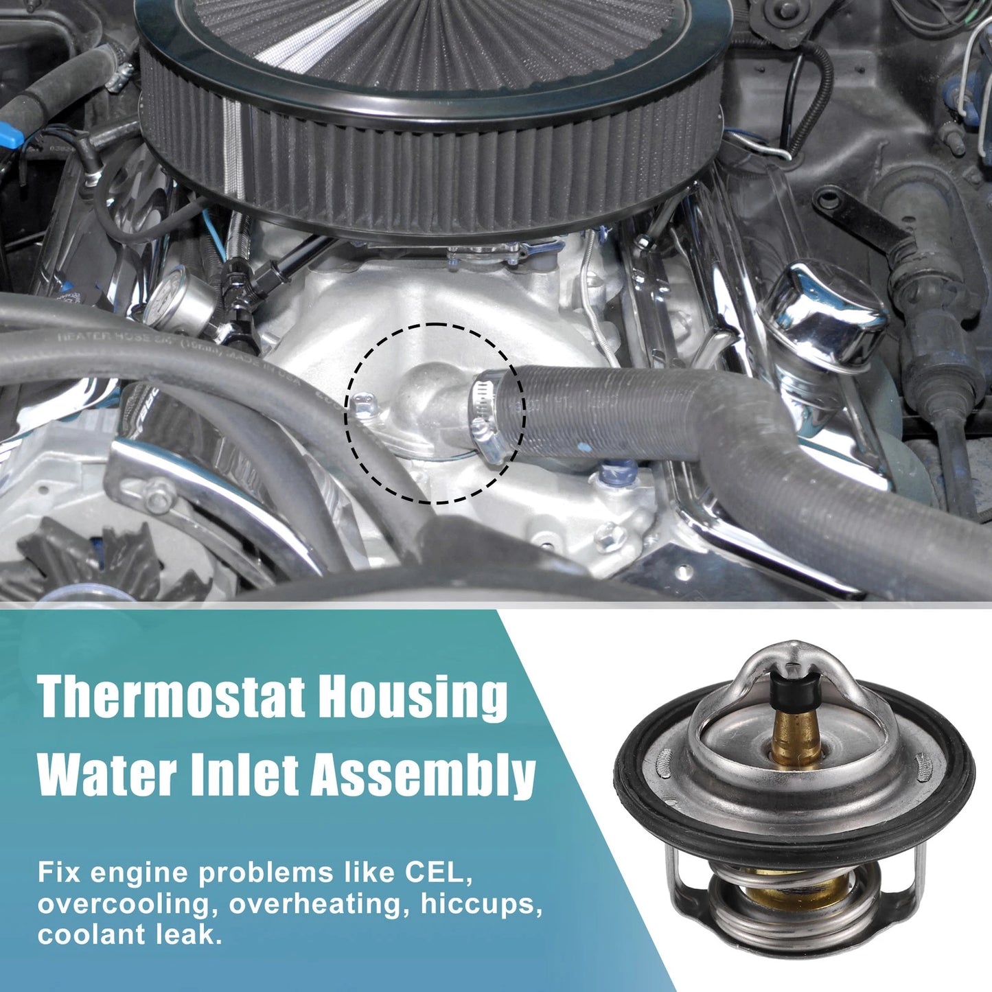 Coolant Thermostat Housing Assembly No.21230-6N200 for Nissan Rogue (2008–2015)