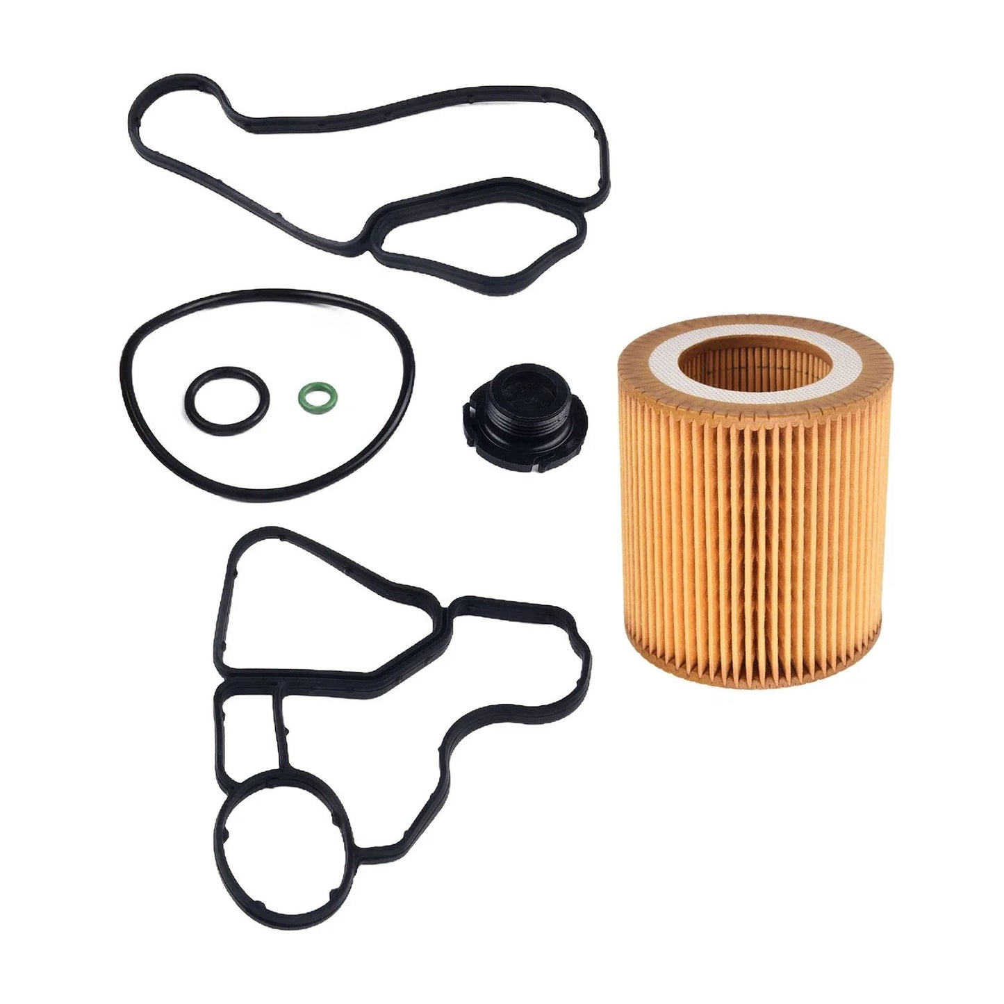 Engine Oil Filter Cooler Seal Set for X3 N26 N52 N54 N56