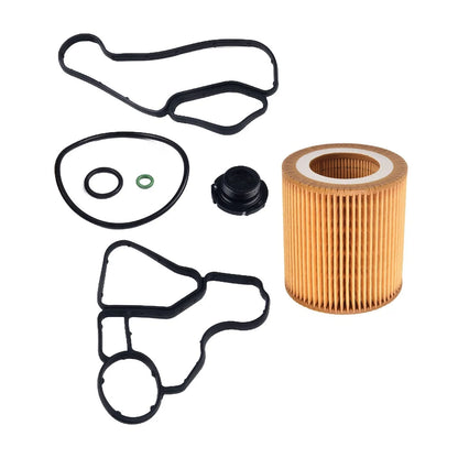 Engine Oil Filter Cooler Seal Set for X3 N26 N52 N54 N56