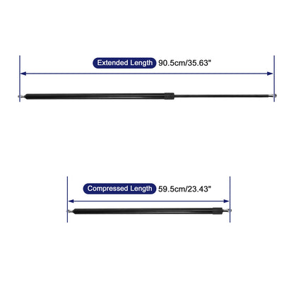 2X Rear Hatch Lift Support Struts No. 90451OOQAA for Nissan Primastar Bus (2002)
