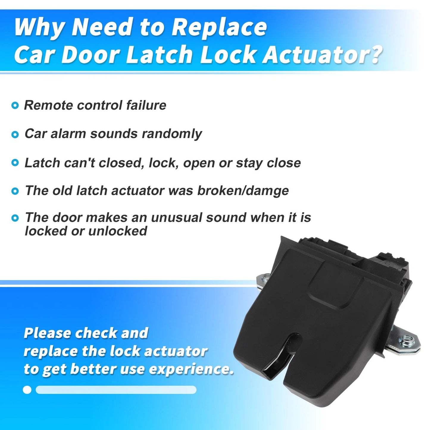 Power Door Lock Actuator for Ford Focus C-Max (2003–2007) 8M51R442A66AC
