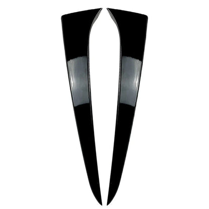 Gloss Black Rear Window Side Wing Trim Covers for Skoda Kamiq (2019-2023)