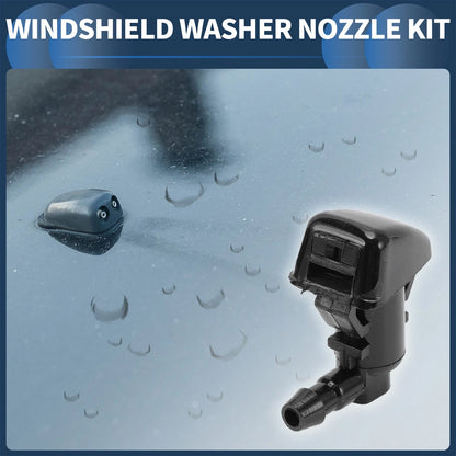 Set of 2 Front Windshield Washer Nozzles No.BT4Z17603A for Ford Edge (2015–2023)