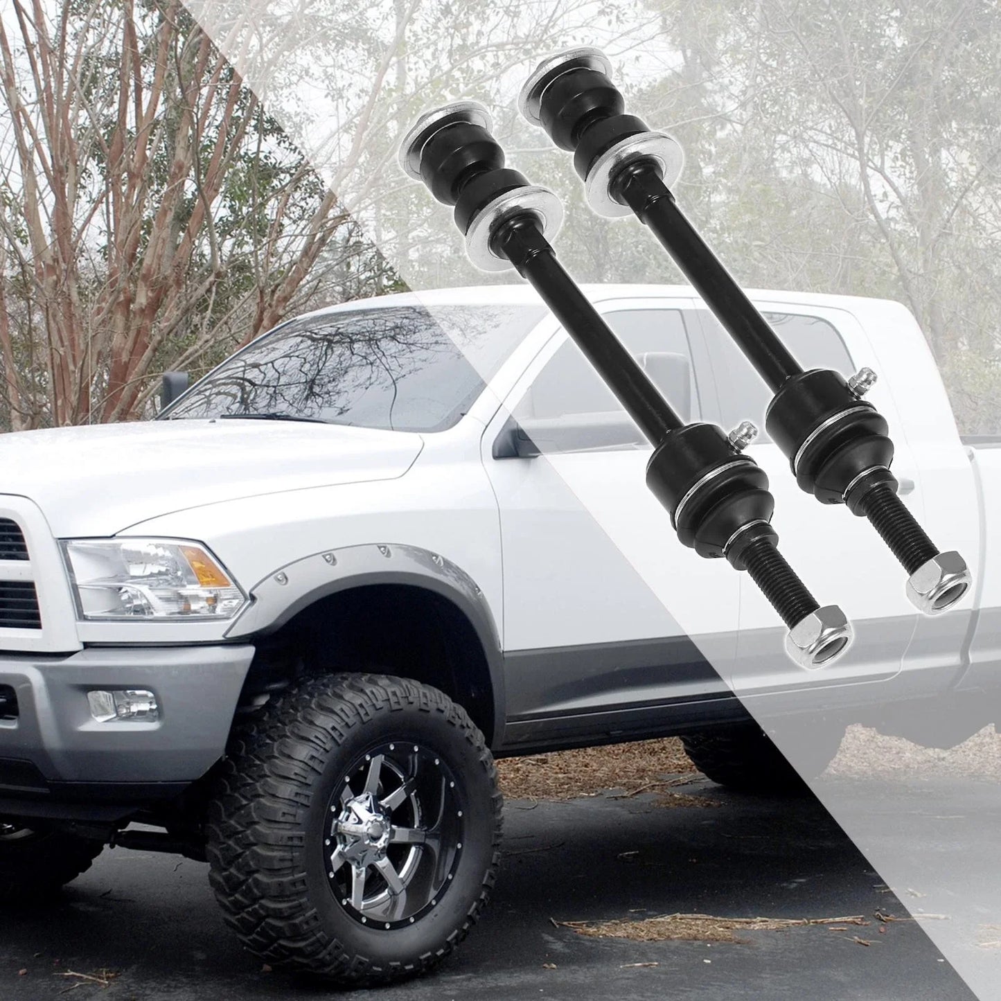 2 x Front Suspension Sway Bar End Links for Dodge Ram 1500 (2006-2010)