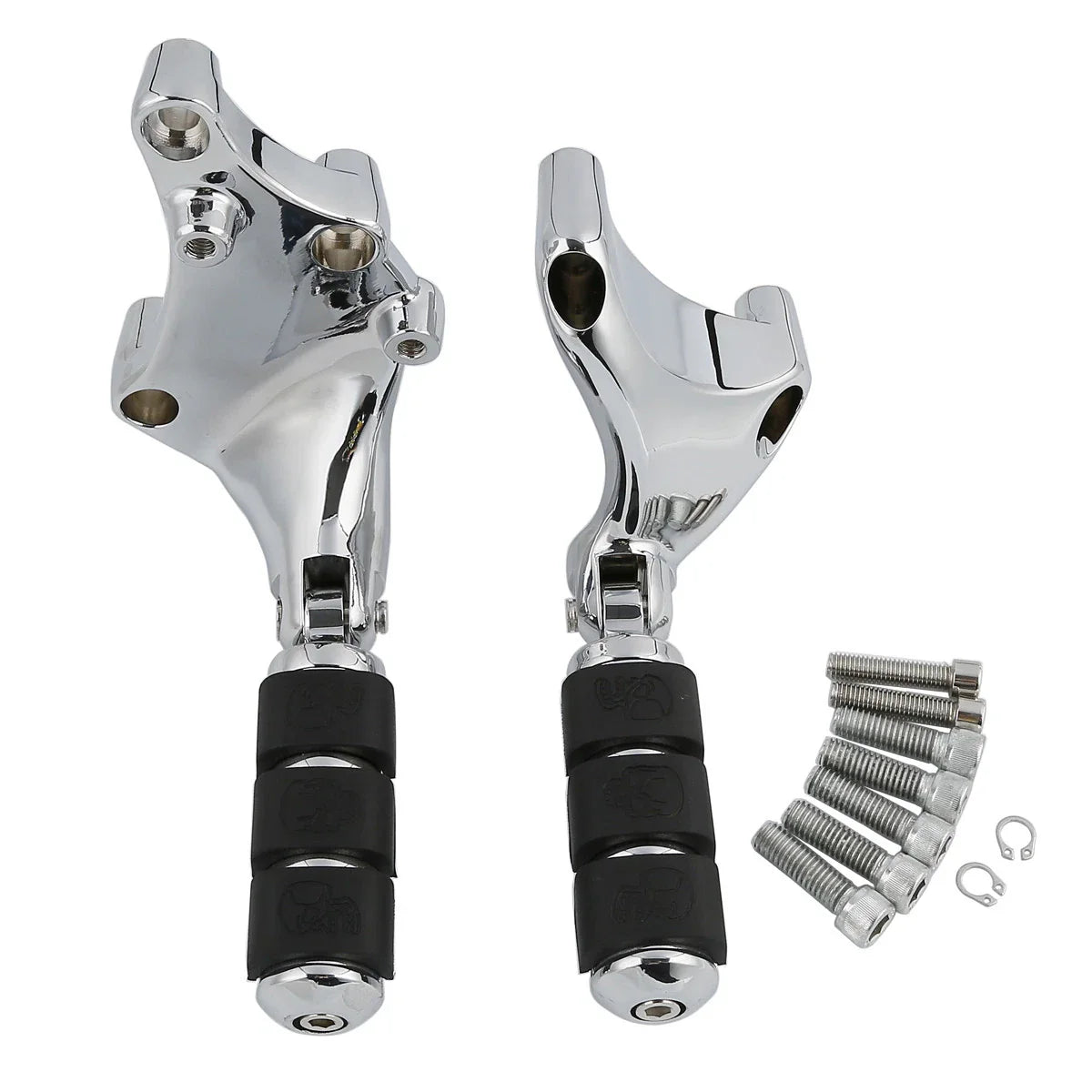 Chrome Passenger Footpeg Mount Bracket for Harley Sportster (2014-2022)