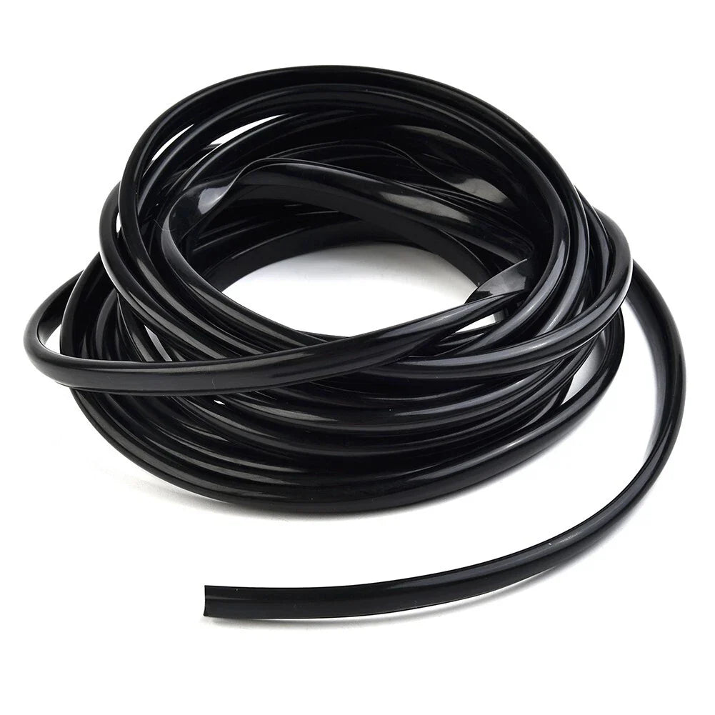 Black U-Shape Car Door Moulding Rubber Strip Trim Guard Edge Protector Cover