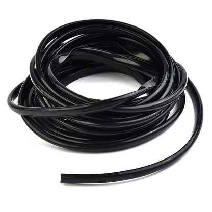 Black U-Shape Car Door Moulding Rubber Strip Trim Guard Edge Protector Cover
