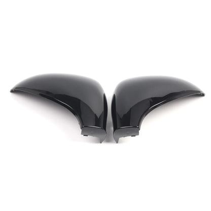 Gloss Black Replacement Side Wing Mirror Caps Covers for Peugeot 207 (2006–2013)