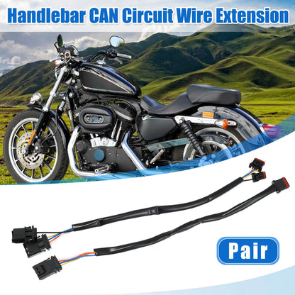 10 Inch Handlebar CAN Bus Wire Extension Harness for Harley Softail Dyna