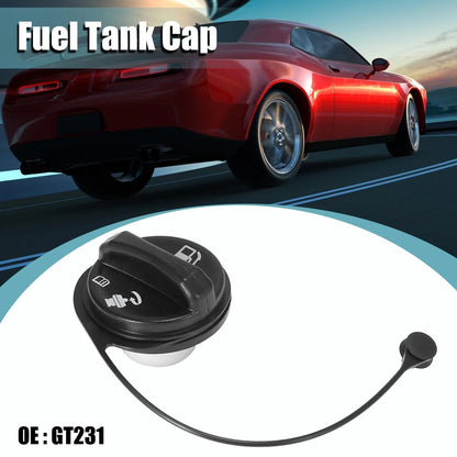 Black Engine Oil Fuel Tank Cap Cover for Chevrolet