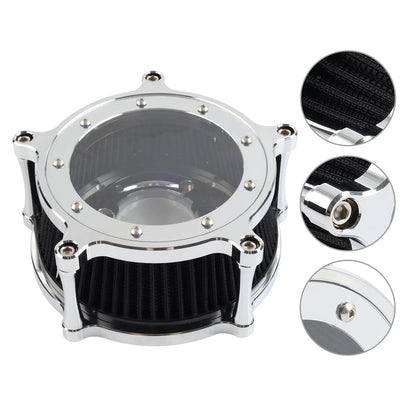 CNC Black Air Cleaner Intake Filter for Harley Touring Trike (2008–2016)