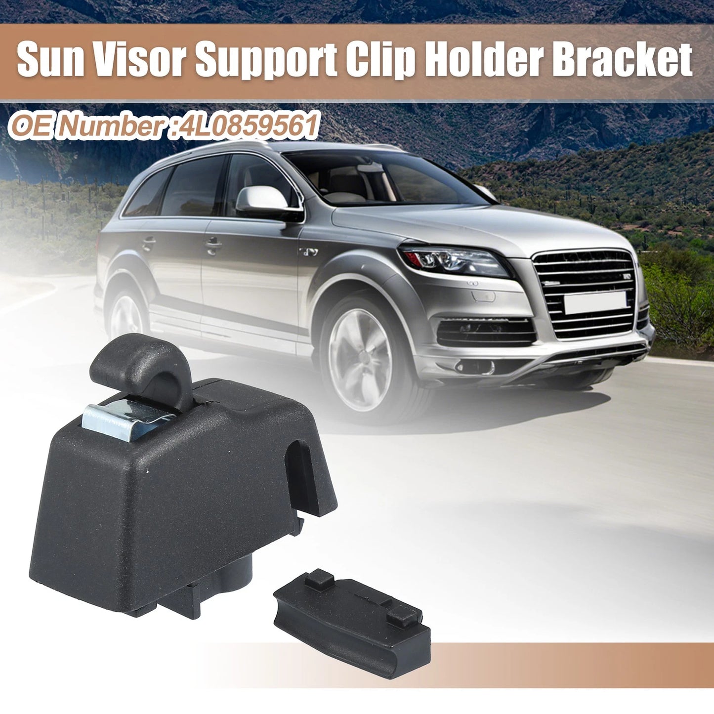 Sun Visor Support Clip No. 4L0859561 for Volkswagen Touareg (2004–2010)